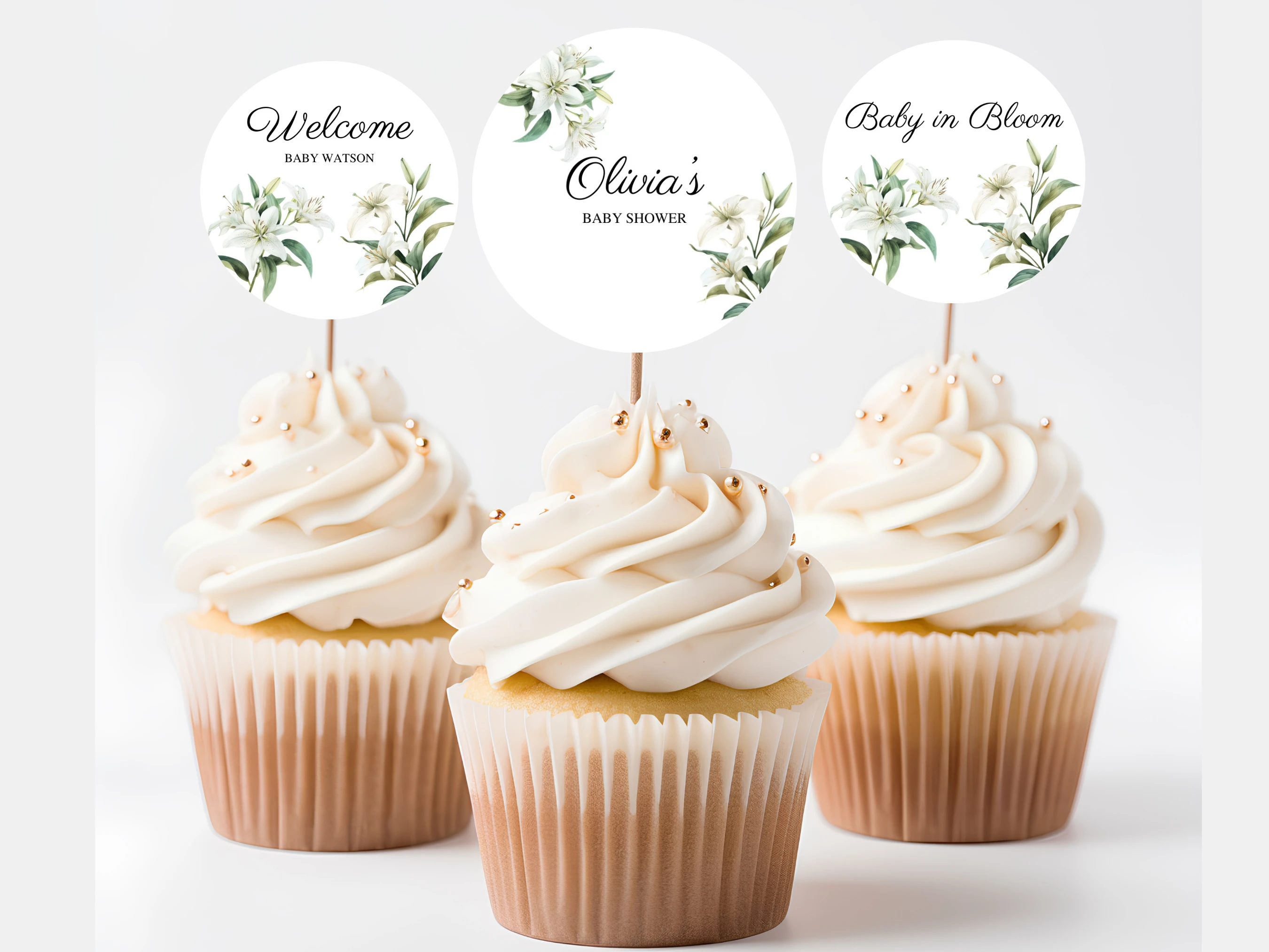 little cutie baby shower cupcake toppers orange citrus baby shower decor canva template digital download, orange clementine baby shower cupcake toppers citrus baby shower decor canva template