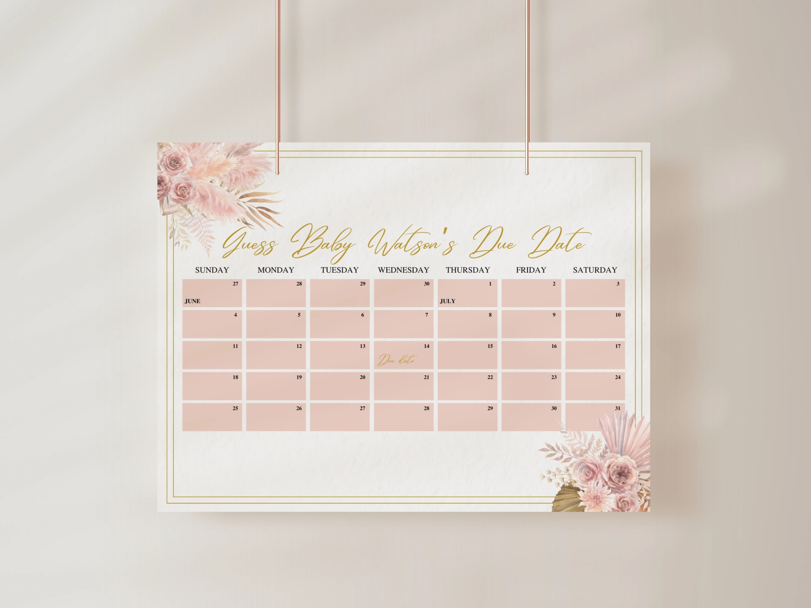 boho_baby_shower_due_date_calendar_