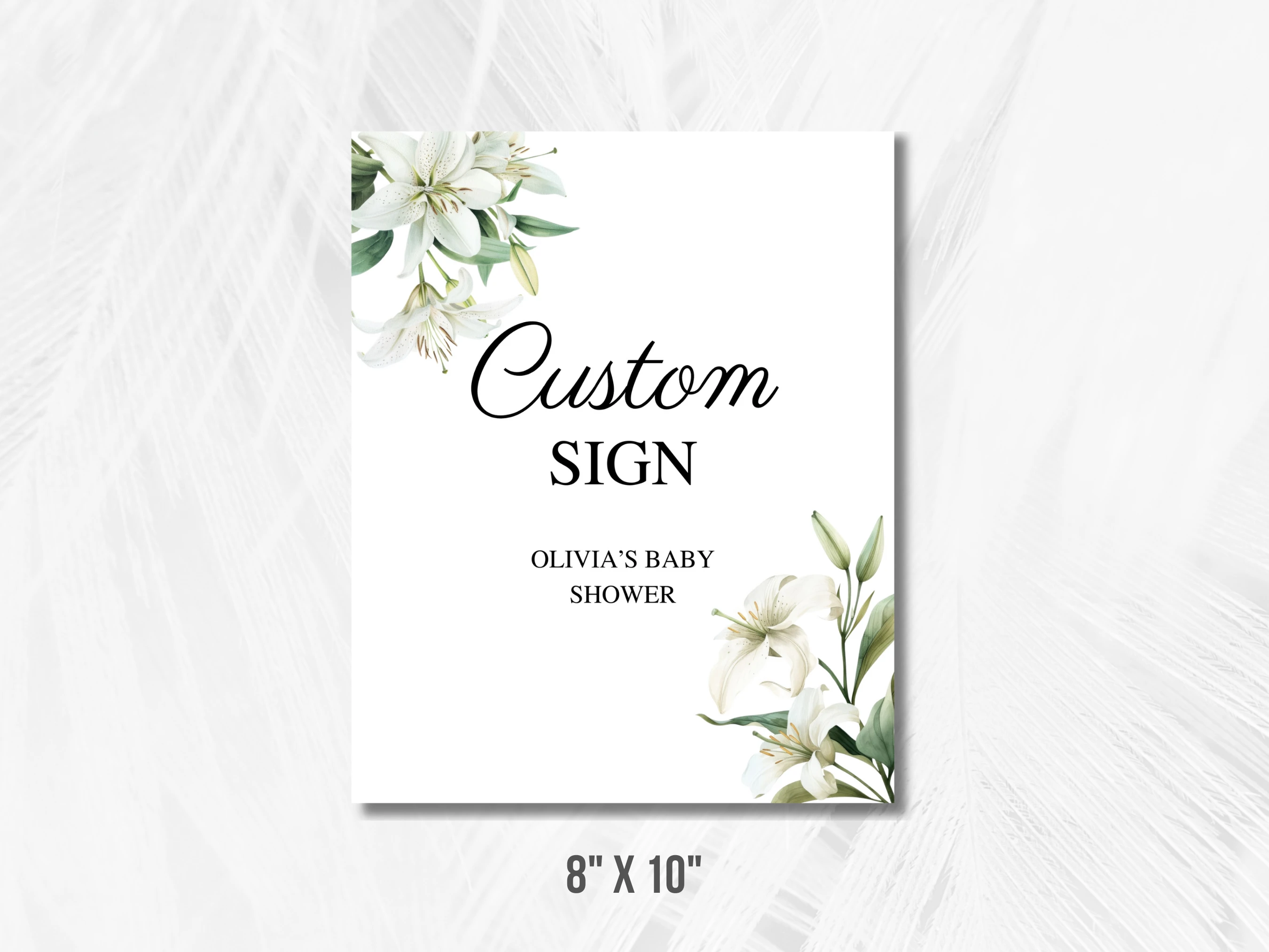 Baby In Bloom Baby Shower Table Sign | Wildflower Late Night Diapers | Pacifier Hunt Sign | Editable Canva Template | Digital Download