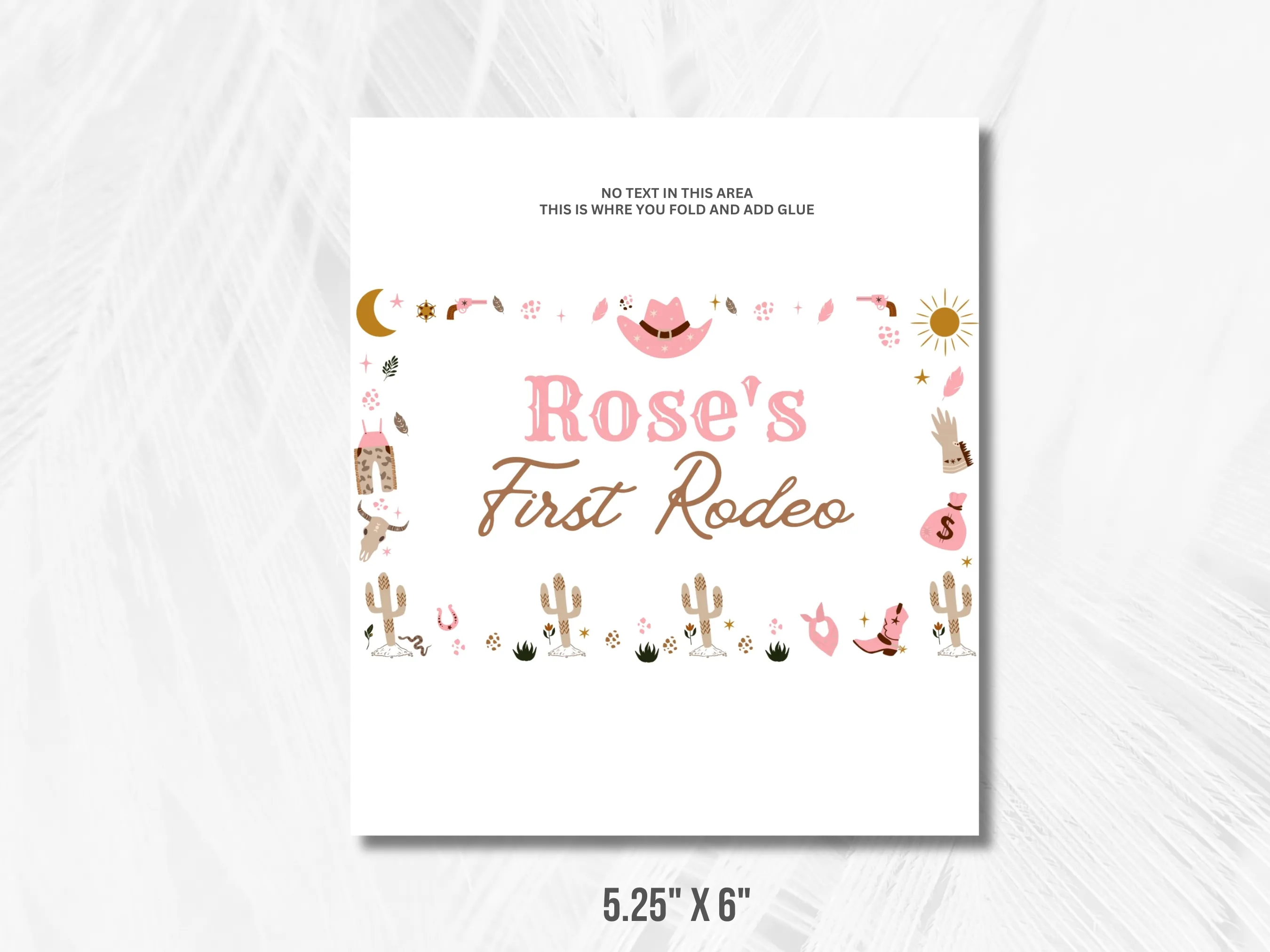 My First Rodeo Birthday Chocolate Wrappers | Cowgirl Western Candy Wrappers | Pink Rodeo Candy Bar Labels | Editable Canva Template | Digital Download