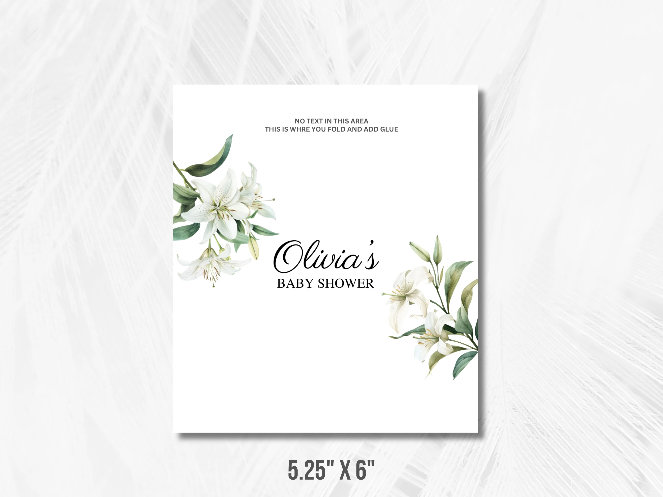 Baby In Bloom Baby Shower Chocolate Wrapper | Wildflower Candy Bar Label | Editable Canva Template | Digital Download