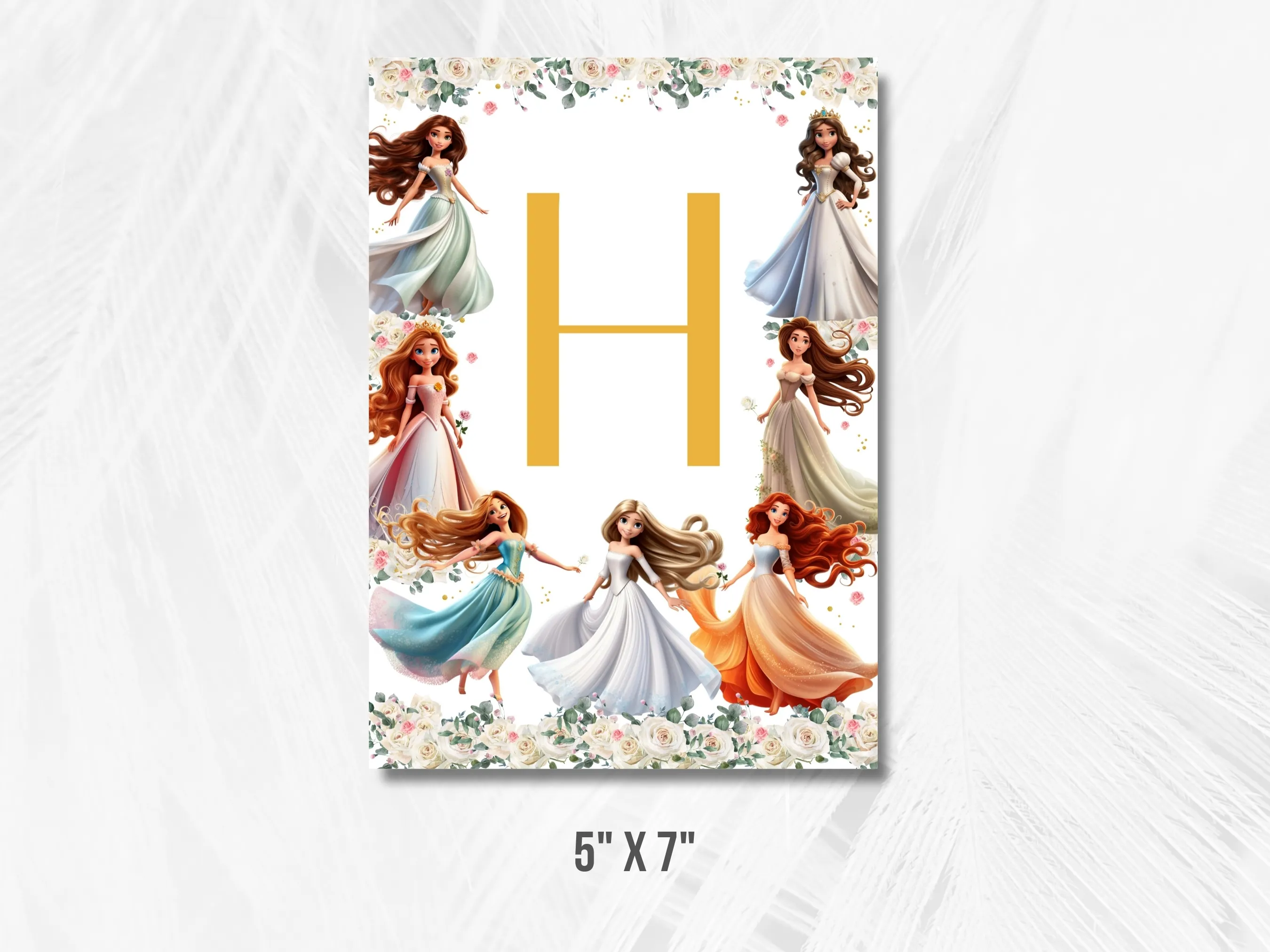 Princess Party Happy Birthday Banner | Royal Birthday Party Bunting | Editable Canva Template | Digital Download