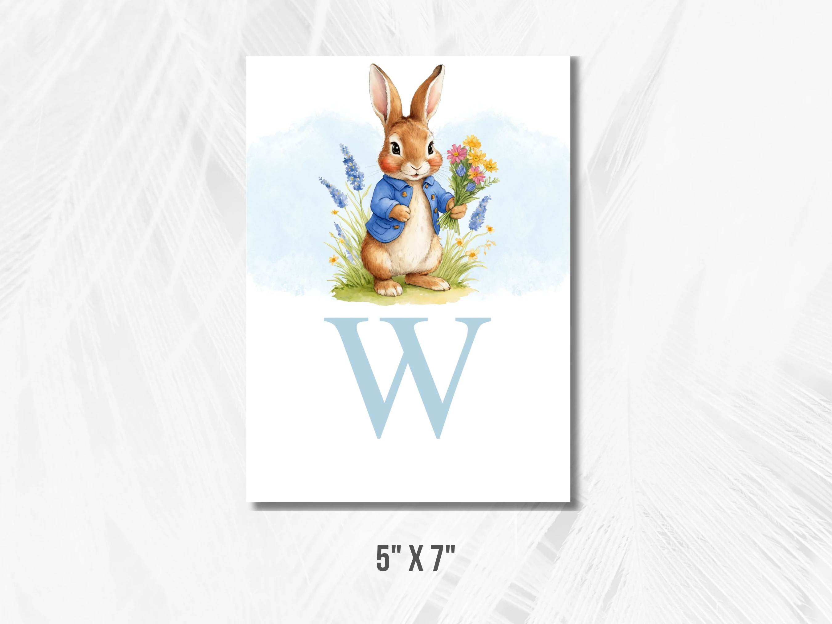 Peter Rabbit Baby Shower Wall Banner | Flopsy Bunny Baby Shower Welcome Garland | Editable Canva Template | Digital Download