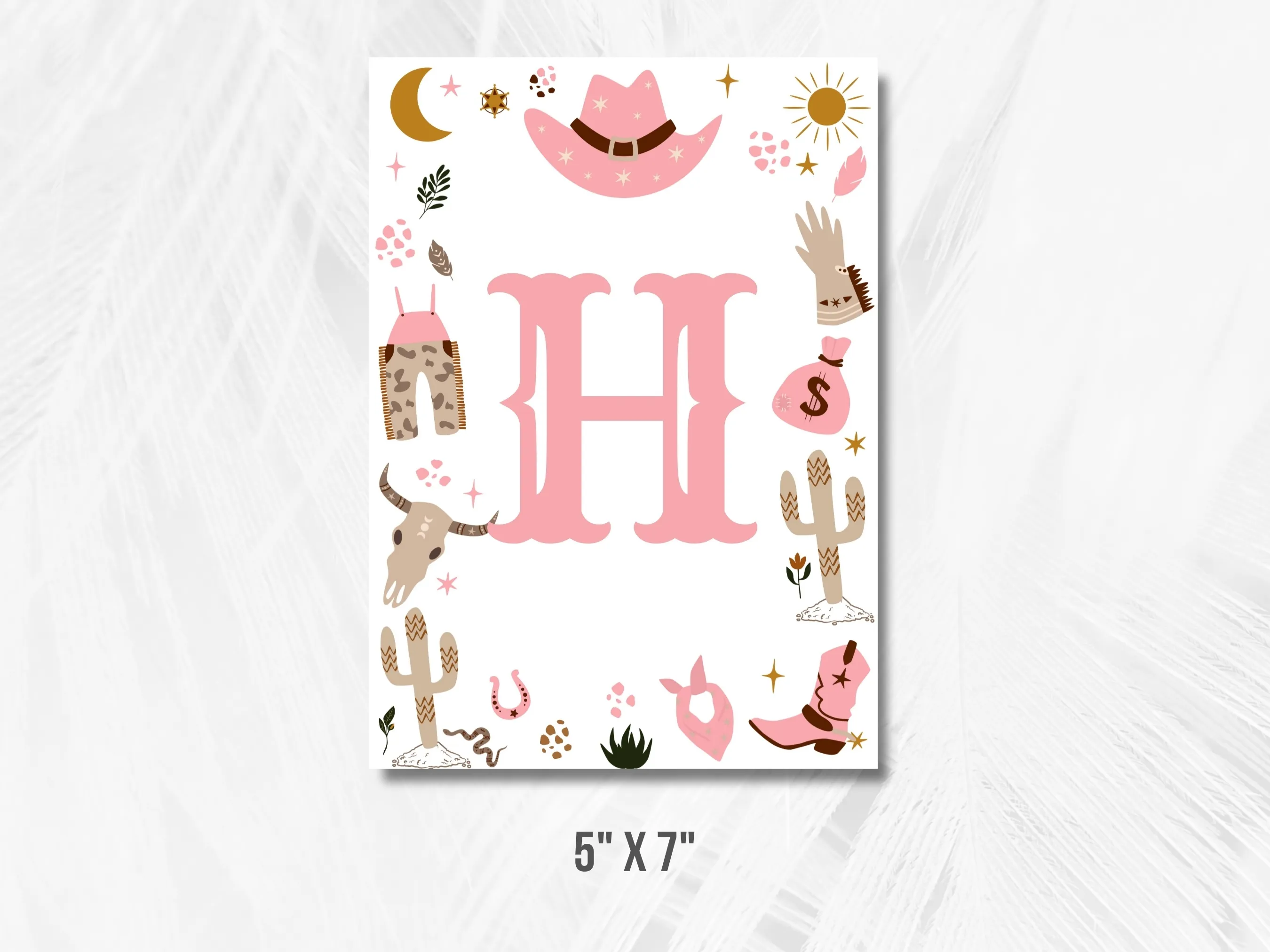 My First Rodeo Birthday Banner | Cowgirl Happy Birthday Banner | Western Birthday Bunting | Editable Canva Template | Digital Download