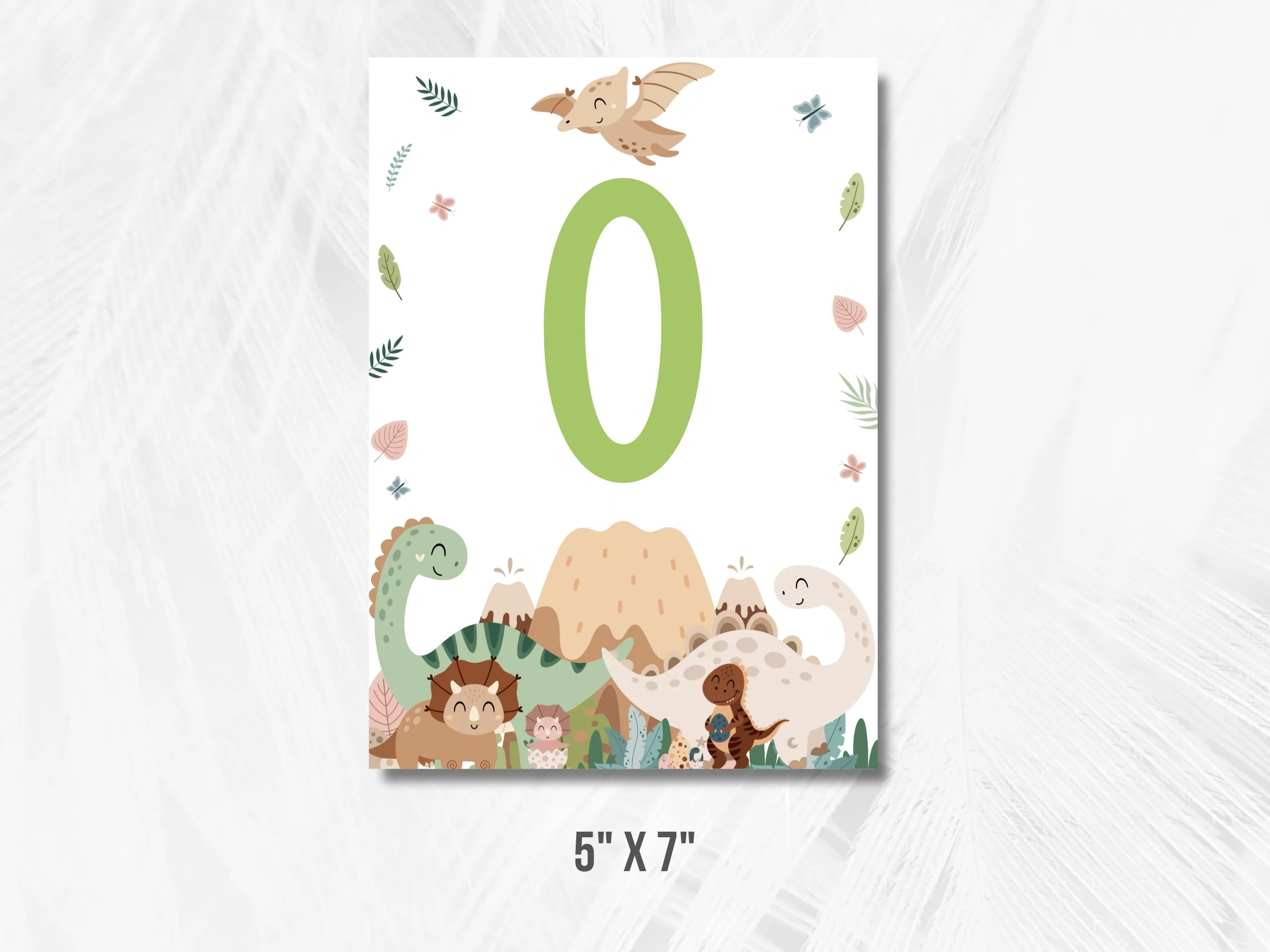 Baby Boy Dinosaur Birthday High Chair Banner | Dino Party ONE Banner | Editable Canva Template | Digital Download