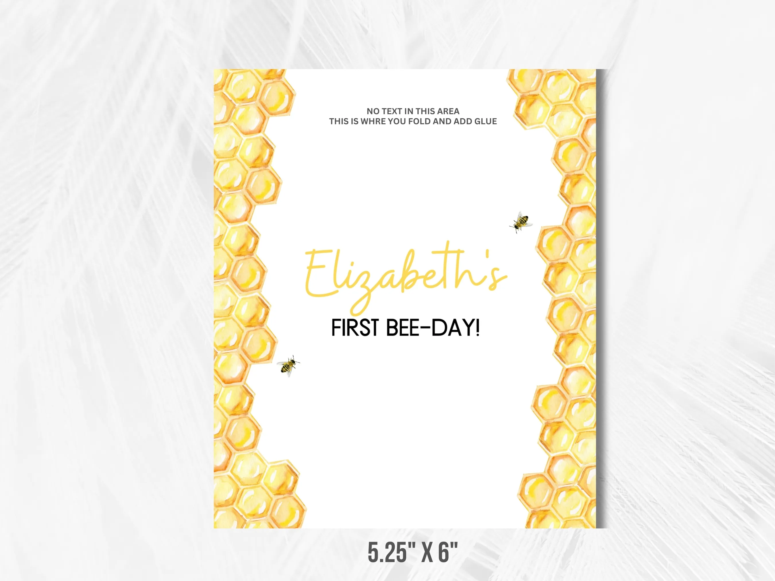 First Bee Day Chocolate Wrappers | Honeybee Candy Bar Labels | Bee Birthday Candy Wrappers | Editable Canva Template | Digital Download