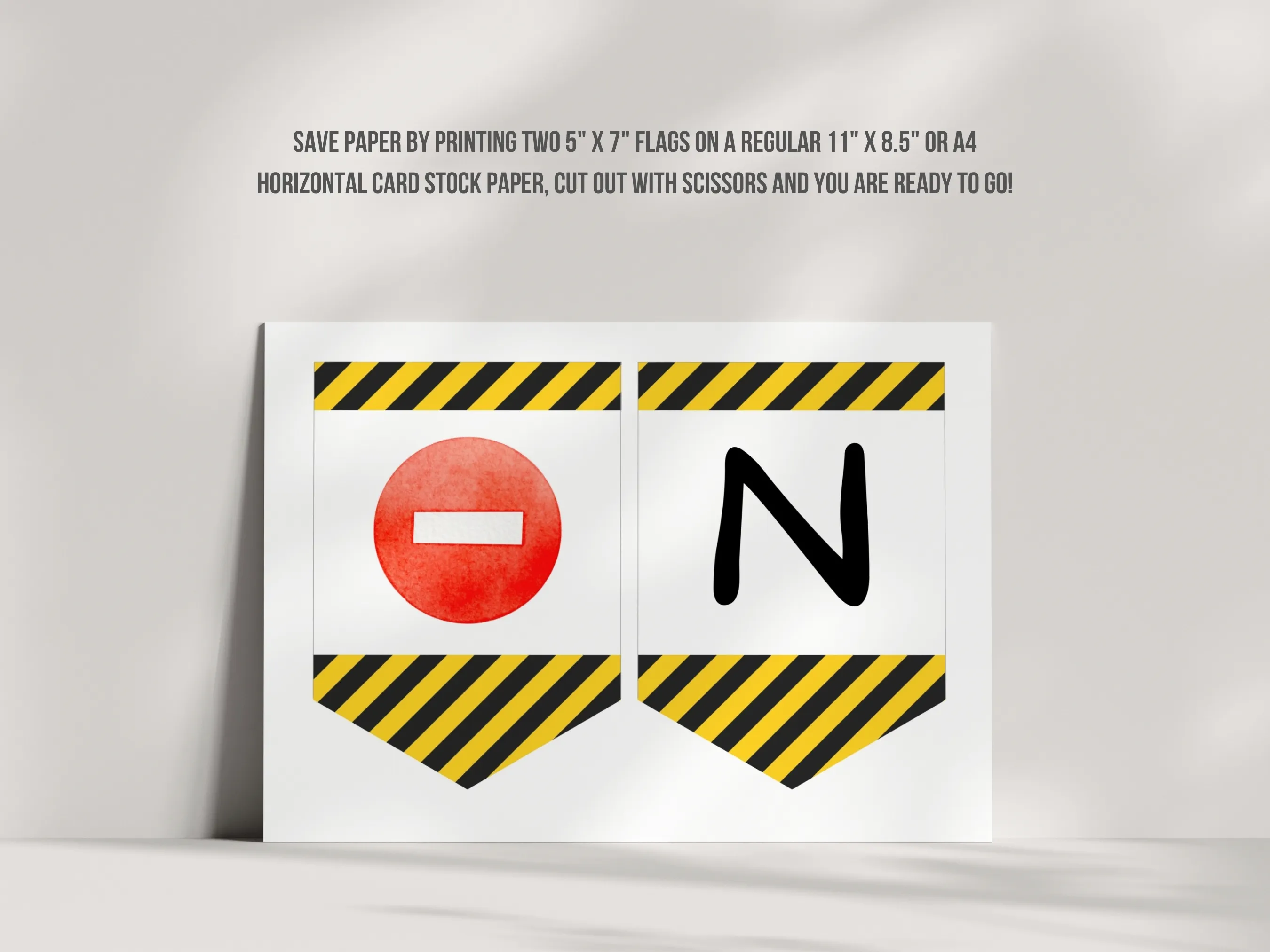 Construction Birthday High Chair Banner | Excavator ONE Banner | Editable Canva Template | Digital Download