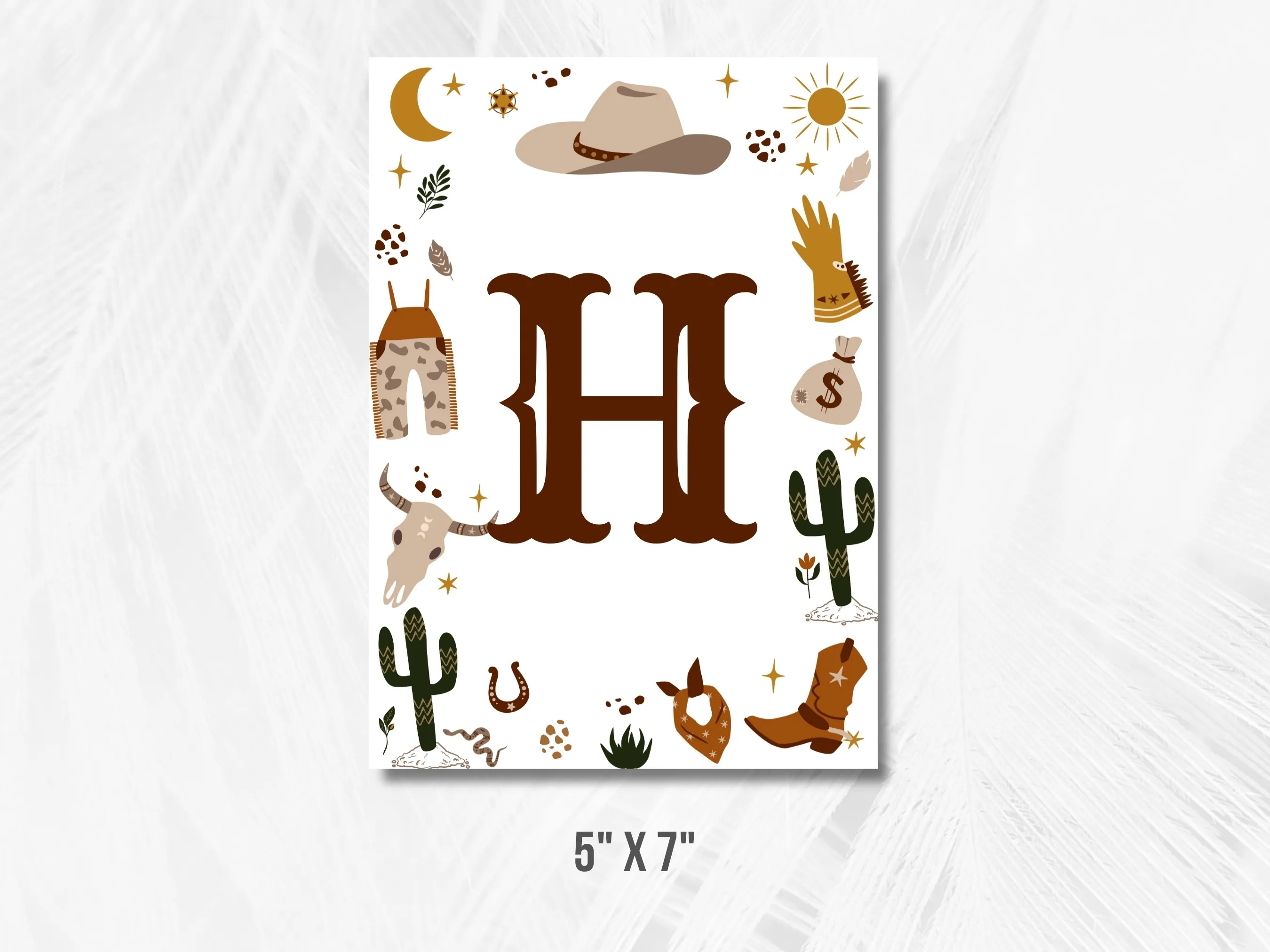 My First Rodeo Birthday Banner | Cowboy Happy Birthday Banner | Western Birthday Bunting | Editable Canva Template | Digital Download