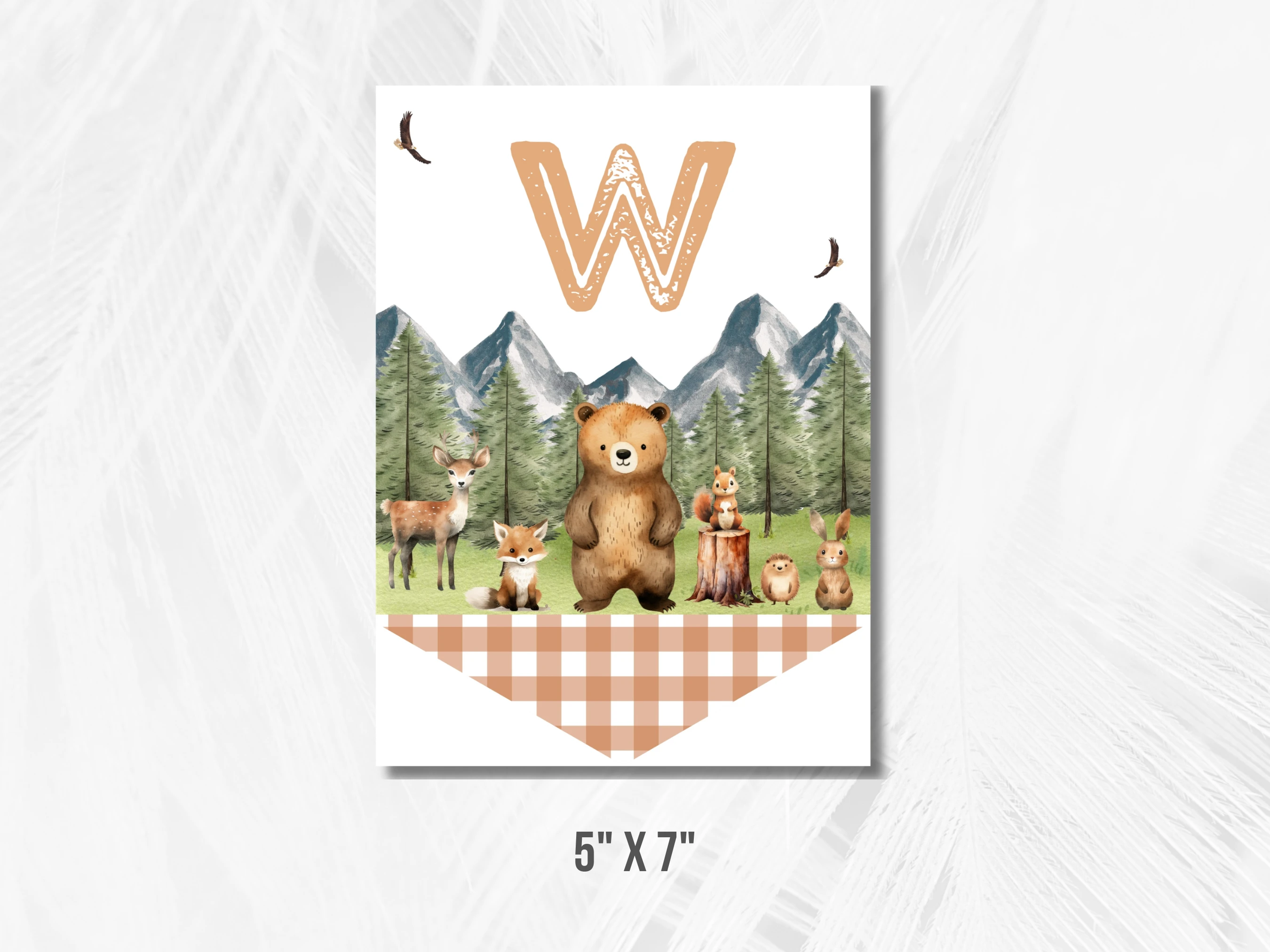 Woodland Baby Shower Wall Banner | Adventure Awaits Baby Shower Welcome Garland | Editable Canva Template | Digital Download