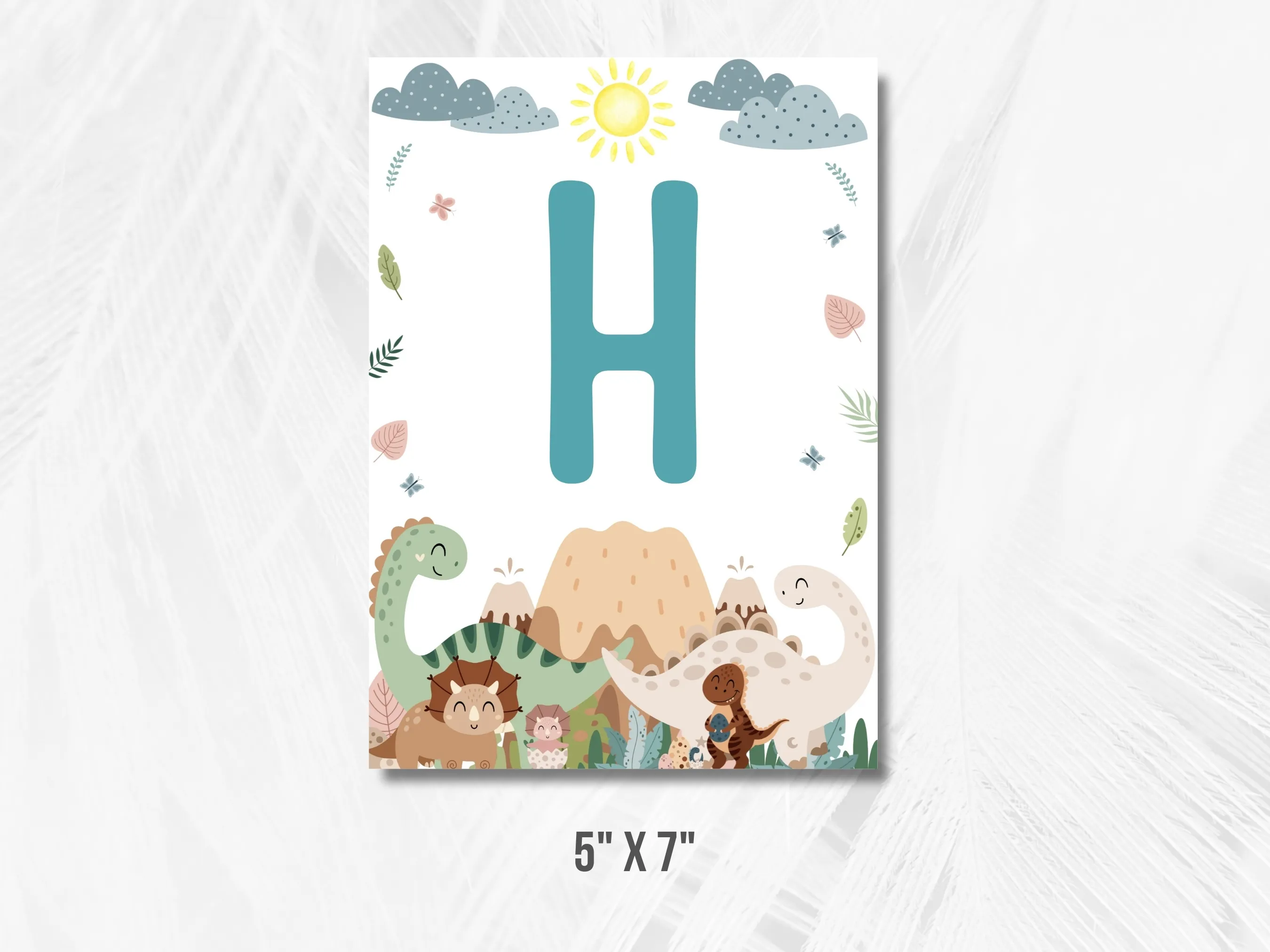 Baby Dinosaur Happy Birthday Banner | Dino Birthday Banner | Baby Boy Dinosaur Custom Banner | Editable Canva Template | Digital Download